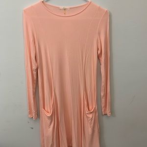 Light pink swing dress